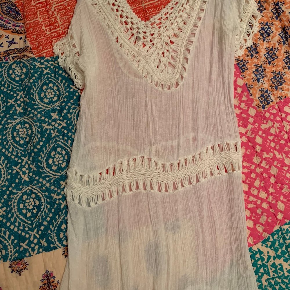 Bohemian sheer cover up